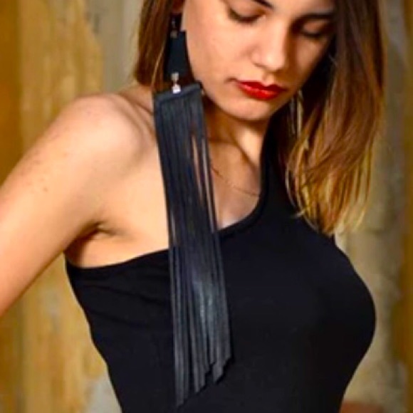 ✨Tassel Leather Earring✨✨ - Picture 5 of 5